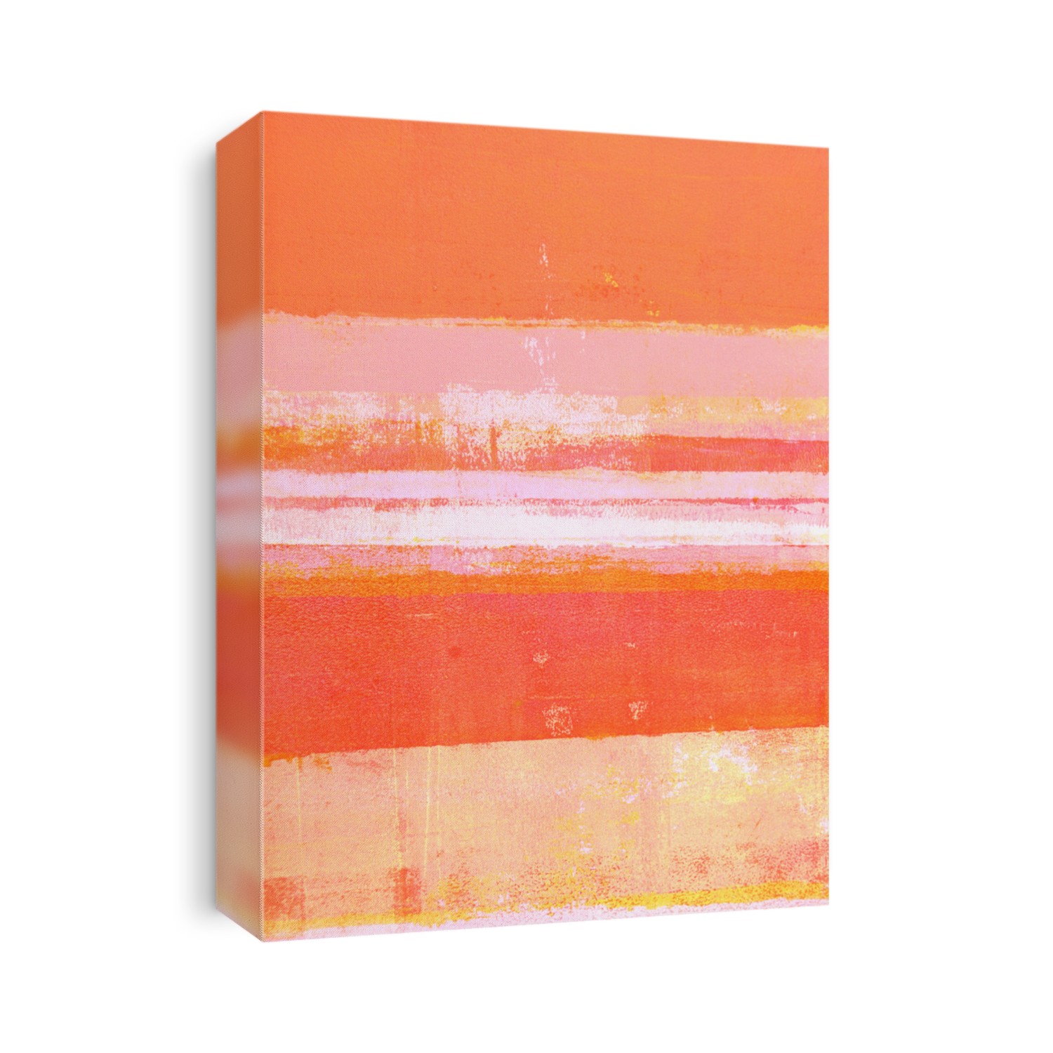 Orange Abstract Art Painting