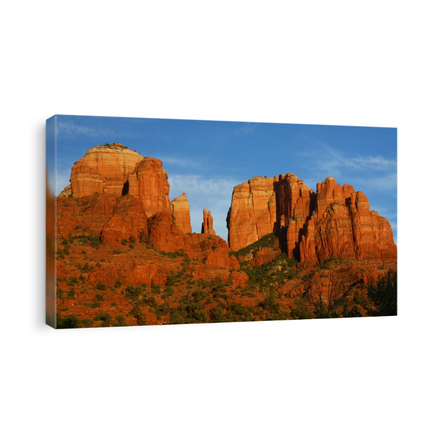 Sedona's Cathedral Rock at Sunset, wide angle